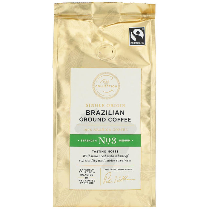 قهوة برازيلية مطحونة من M&S Fairtrade 227 جم