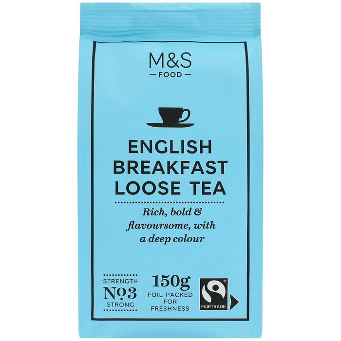 شاي سائب للإفطار الإنجليزي من إم آند إس للتجارة العادلة 150 جرام