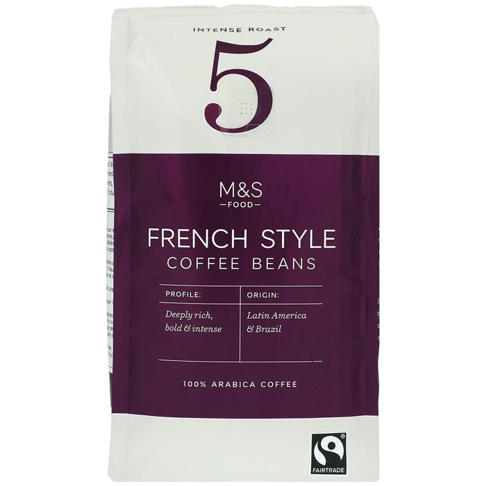 M & S Fairtrade französische Kaffeebohnen 227G