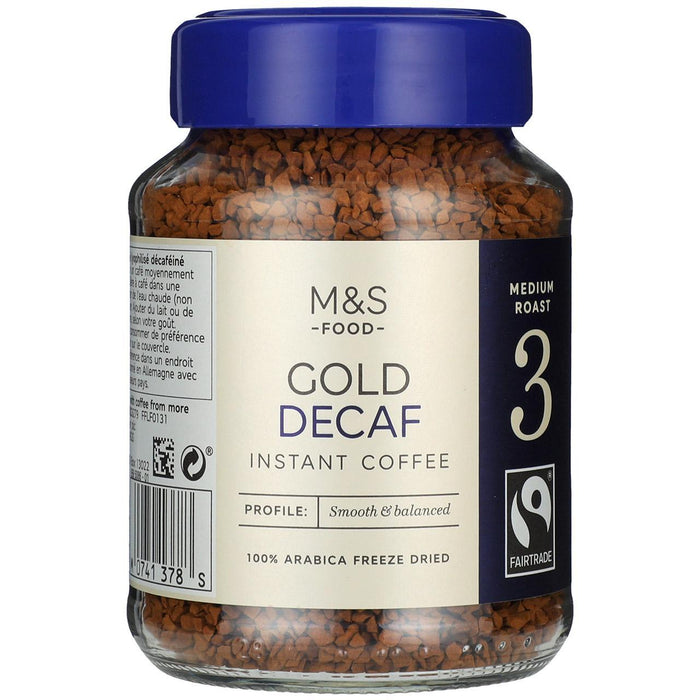 M&S Fairtrade Gold Decaf Coffee Instant 100g