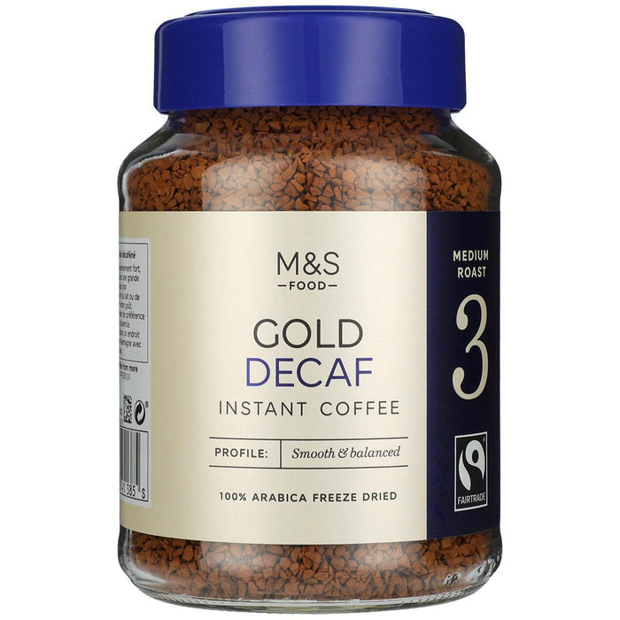 M&S Fairtrade Gold décafa café instantané 200g