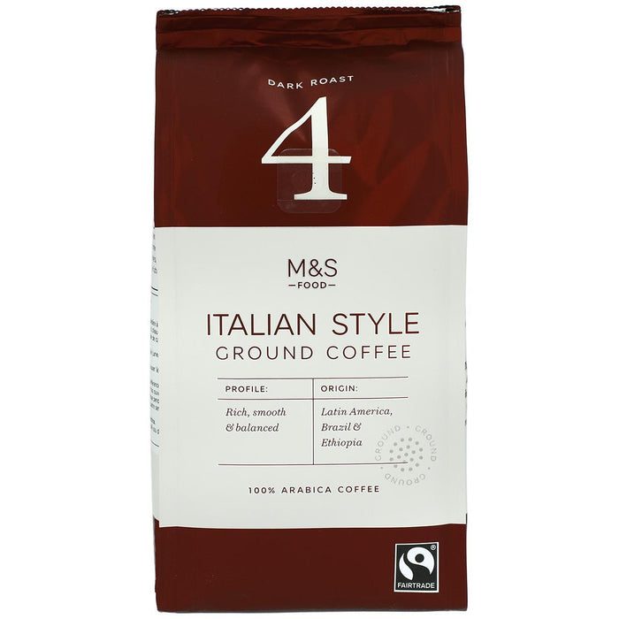 M&S Fairtrade Café de tierra italiano 227G