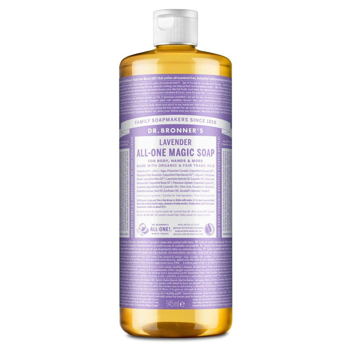 Jabón líquido de Castilla Multi-Purpose Lavender de la Dra. Bronner 473ml