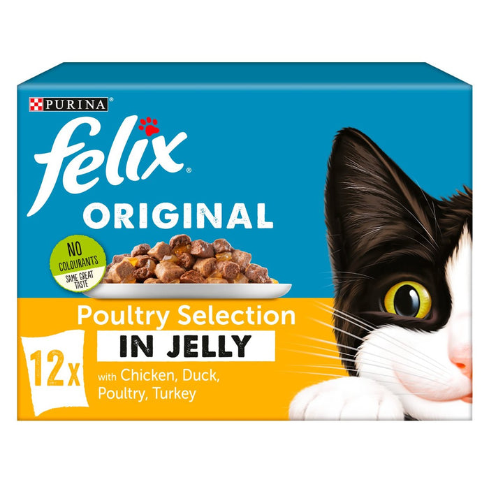 فيليكس طعام القطط المختار بالجيلي 12 × 100 جرام