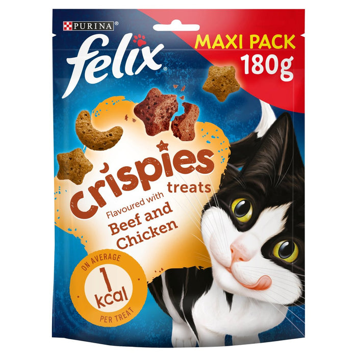 فيليكس كريسبيز حلوى القطط باللحم والدجاج 180 جرام
