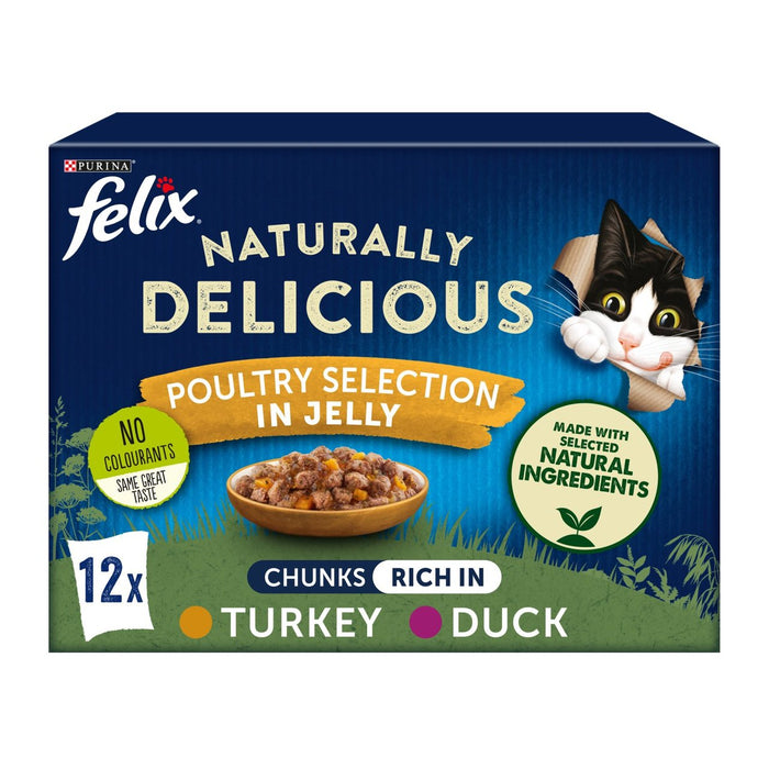 Felix Naturally Delicious Poultry Selection 12 x 80g