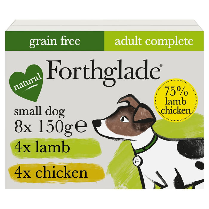 Forthglade Grain Free Adult Chicken & Lamb Small Wet Chog Aliments 8 x 150G