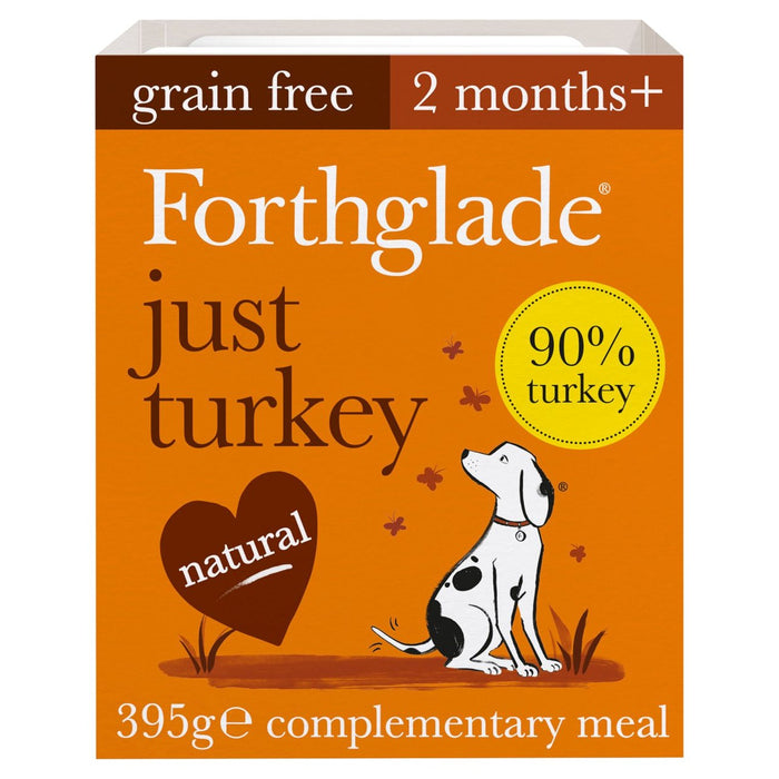 Forthglade Just Turkey Grain Free Wet Chog Food 395G