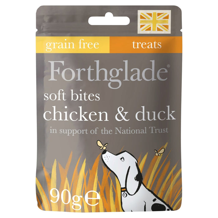 Forthglade National Trust Soft Bites Chicken avec Duck Dog Treats 90g