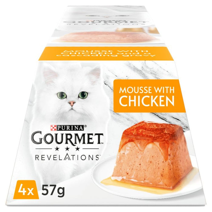 جورميه ريفيليشنز طعام القطط الرطب بالدجاج في المرق 4 × 57 جم