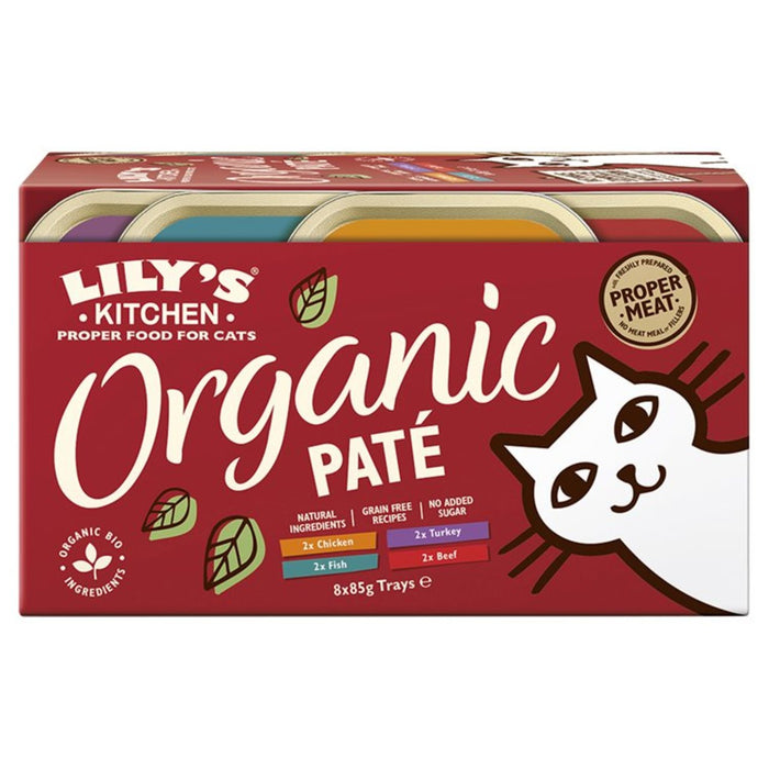 Lily's Kitchen Cat Organic Pate Multipack 8 x 85g