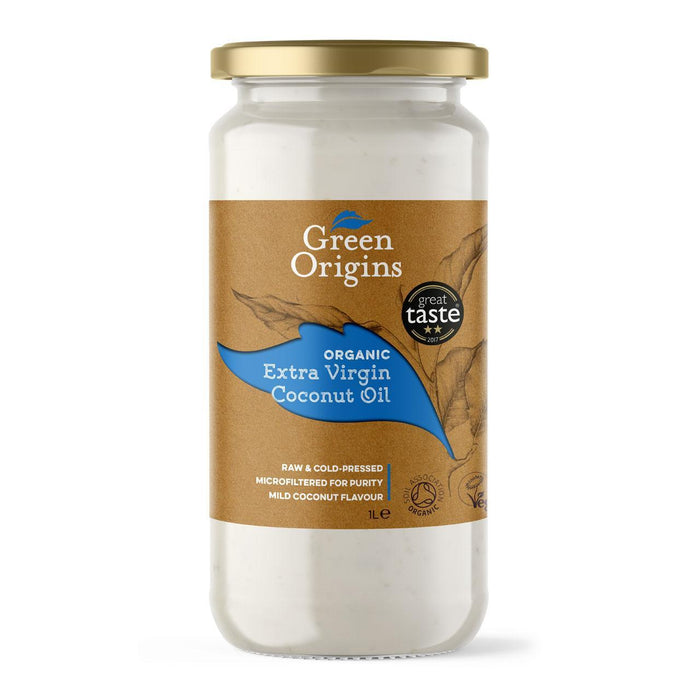 Green Origins Organic Extra Virgin Coconut Oil 1L