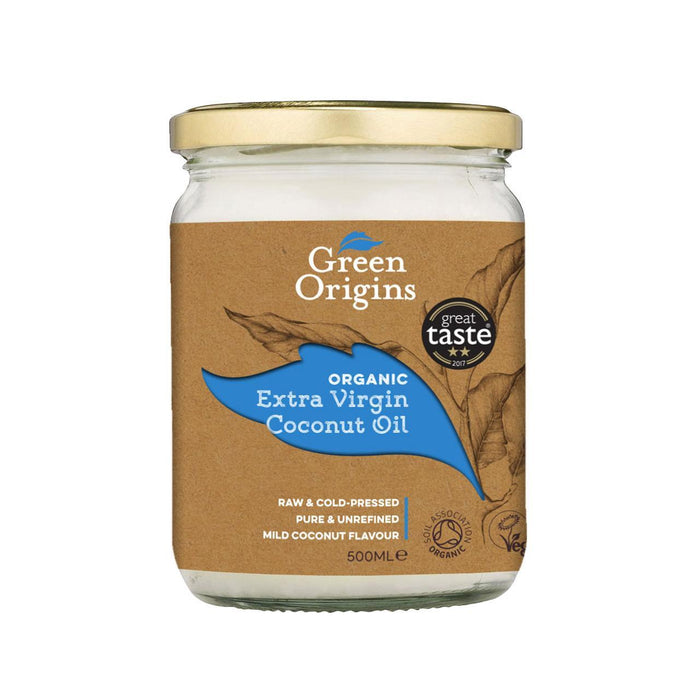 Green Origins Organic Extra Virgin Coconut Oil 500ml