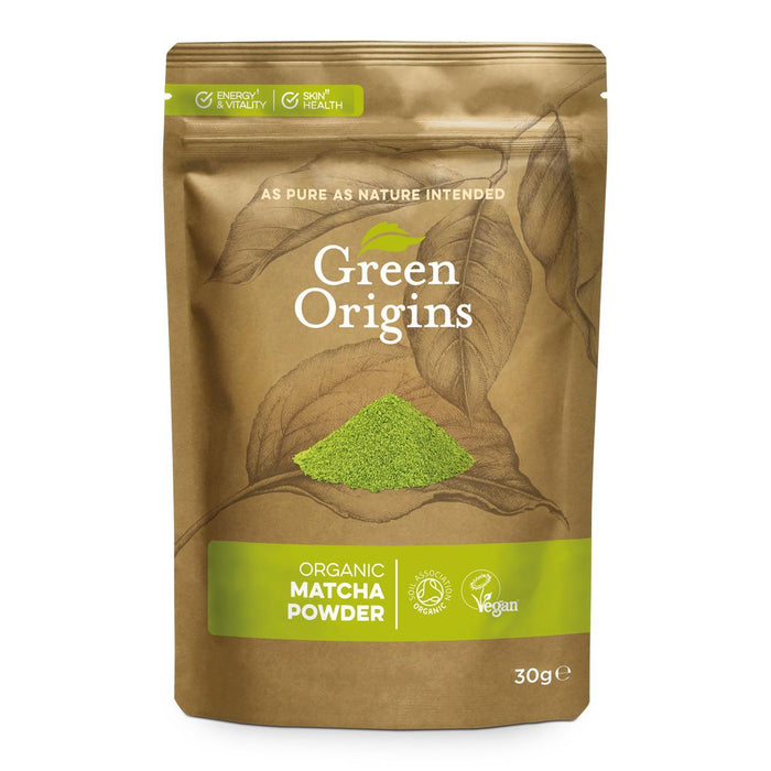 Green Origins Organic Japanese Ceremonial Matcha Green Tea Powder 30g