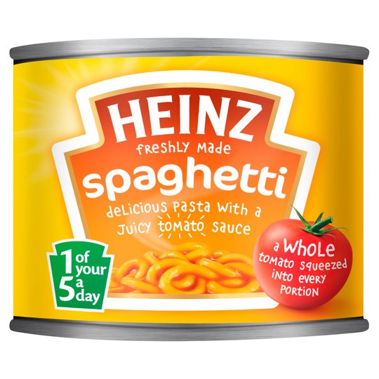 Espagueti Heinz en salsa de tomate 200g