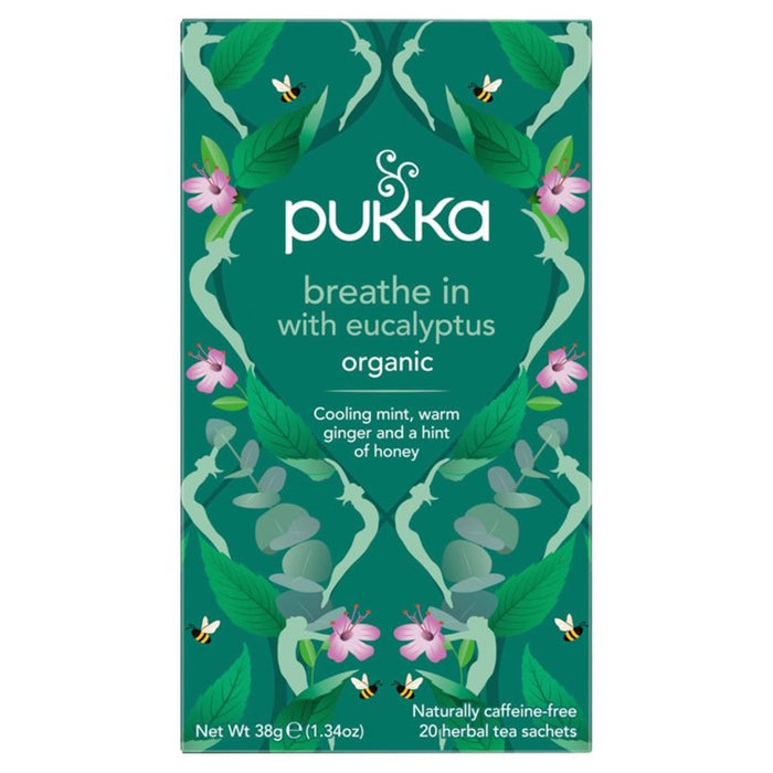 Pukka respira en el té de hierbas 20 por paquete