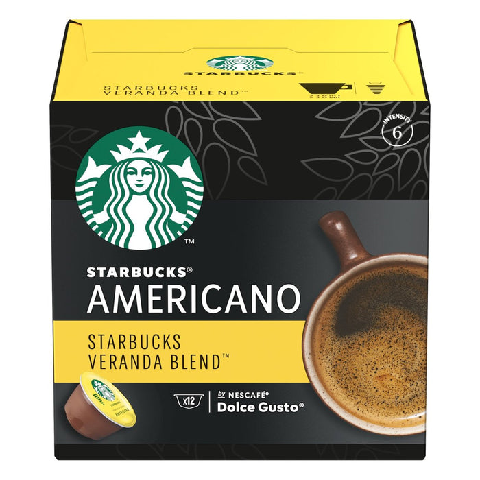 Starbucks Veranda Coffee Pods par Nescafe Dolce Gusto 12 par paquet