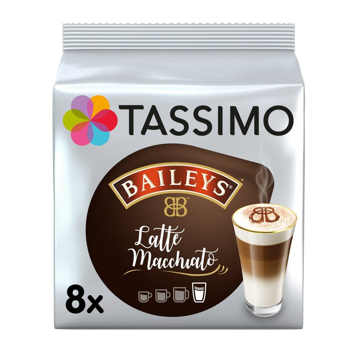 Tassimo Baileys Latte Macchiato Coffee Pods 8 per pack