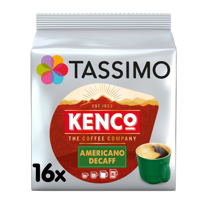 Tassimo Kenco Americano Decaff Coffee Pods 16 per pack