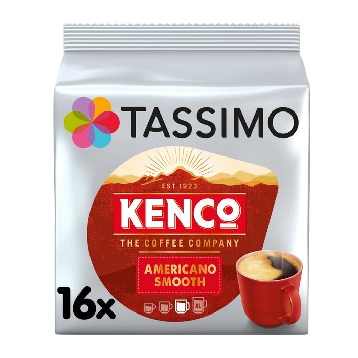 Tassimo Kenco Americano Smooth Coffee Pods 16 par pack