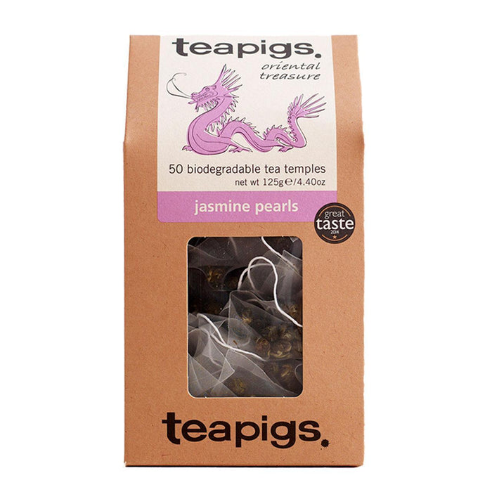 TEAPIGS JASMIN PEARLS SAGS DE TEA VERTS 50 par paquet