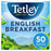 Tetley English Breakfast 50 por paquete