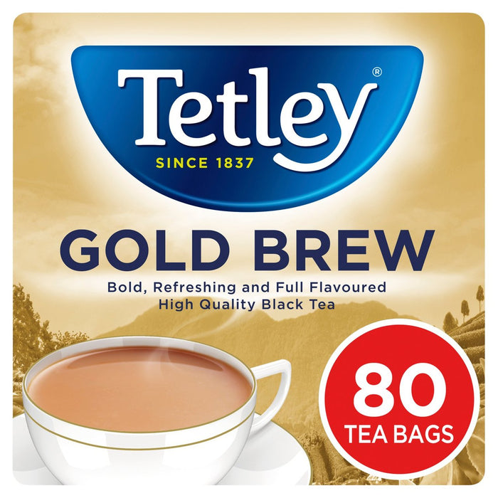 Tetley Gold Brew 75 por paquete