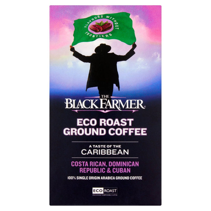 طعم المزارع الأسود للقهوة المطحونة الكاريبية 240 جرام