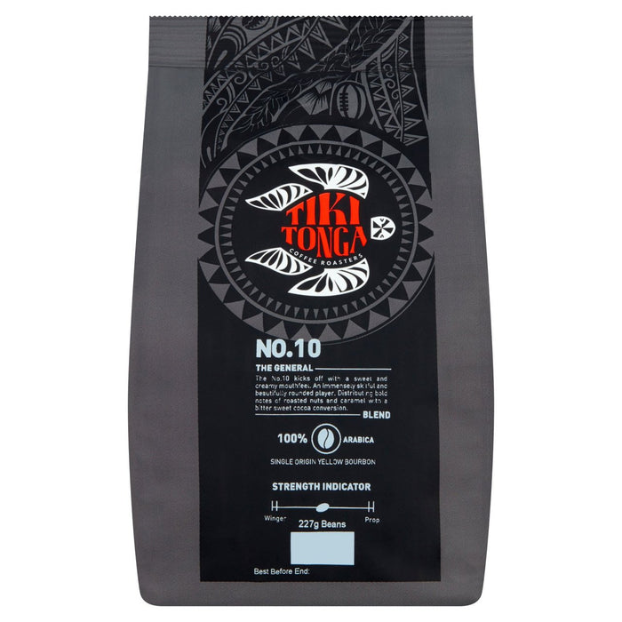Tiki Tonga mezcla No.10 granos de café enteros 227g