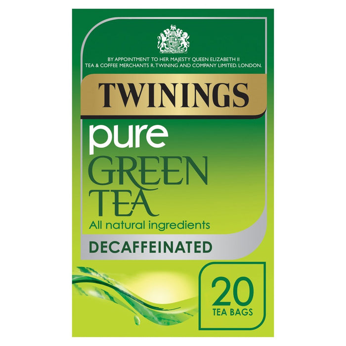 تويننجز شاي أخضر منزوع الكافيين 20 لكل علبة