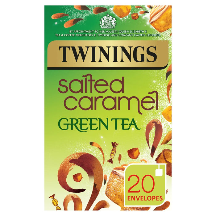 تويننجز - شاي أخضر بالكراميل المملح - 20 كيس شاي