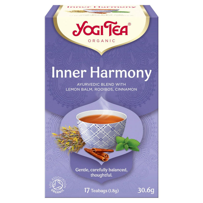 Yogi Tea Organic Inner Harmony Tea Bolsas 17 por paquete