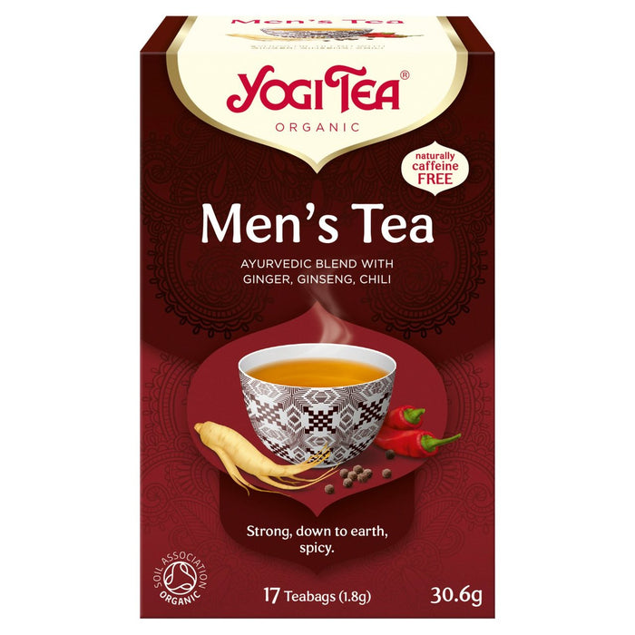 Té de té de yogui té para hombres 17 por paquete