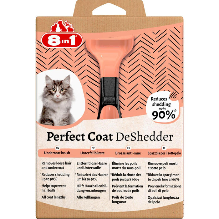 8 in 1 perfekter Mantel Deshedder Katze Pflegekamm
