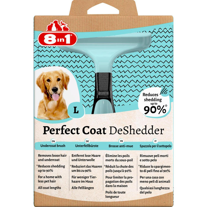 8 in 1 Perfect Coat DeShedder Dog L Grooming Comb