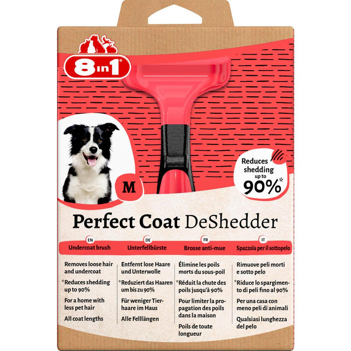 8 in 1 Perfect Coat DeShedder Dog M Grooming Comb