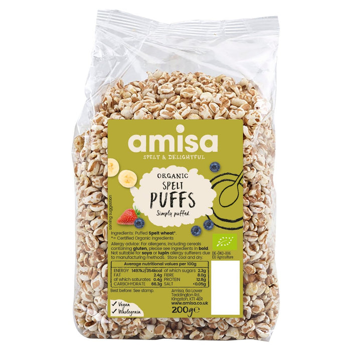 Amisa Organic orthographié Puffs 200g