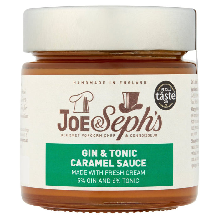 Joe & Seph's Gin & Tonic Caramel Sauce 230g