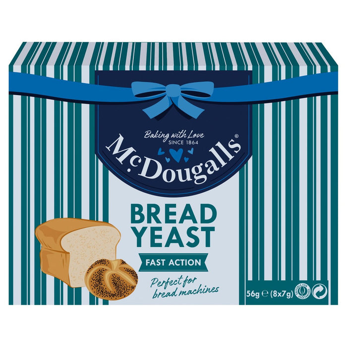 McDougalls Fast Action Dried Yeast Sachets 8 x 7g