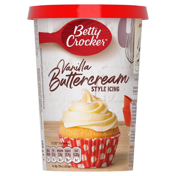 Betty Crocker Vanilla Buttercream Style Glating 400G