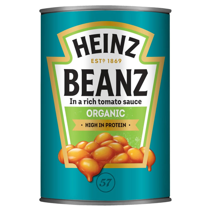 Heinz orgánico horneado beanz 415g