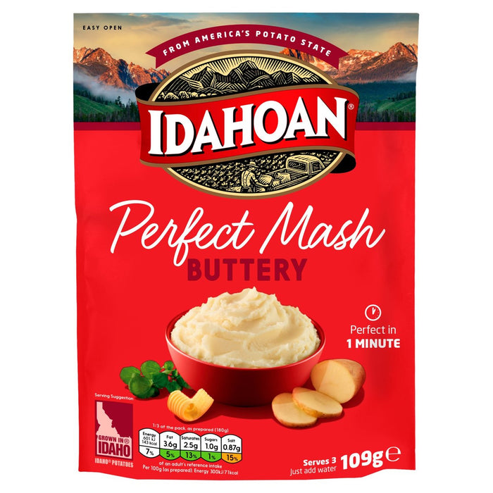 Mash de beurre de l'Idahoan 109g