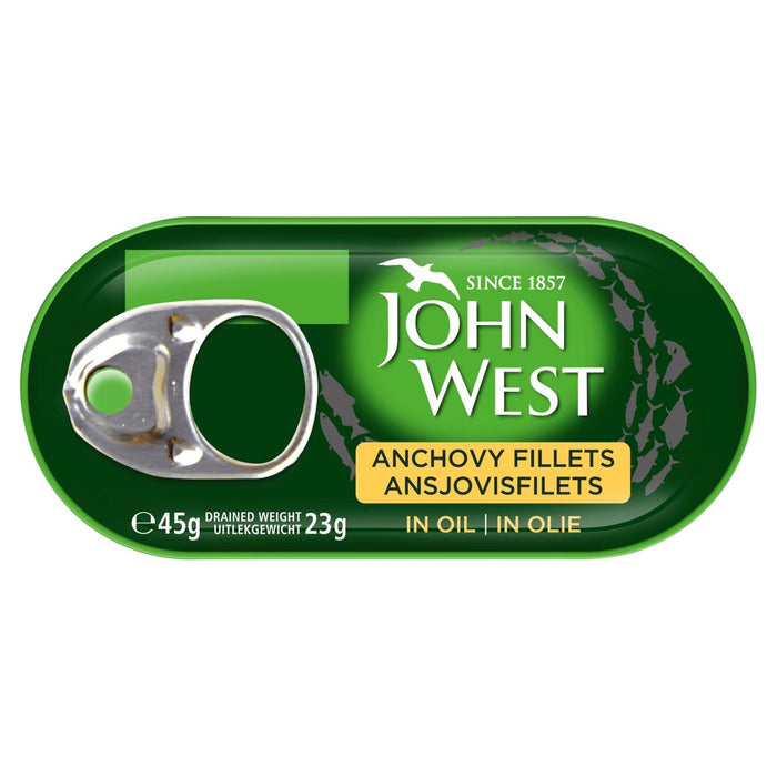John West Anchovy Fillets in Oil 45g