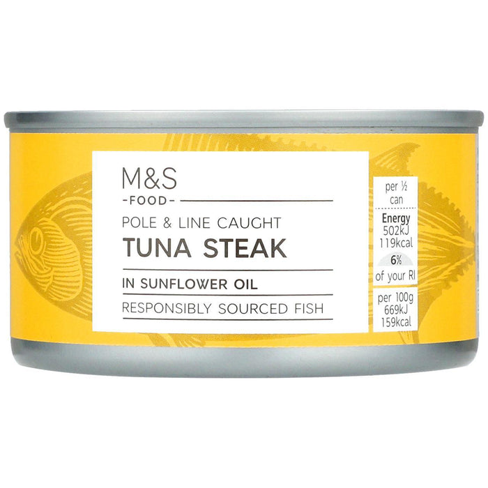 M&S Tuna Steak in Sunflower Oil 200g
