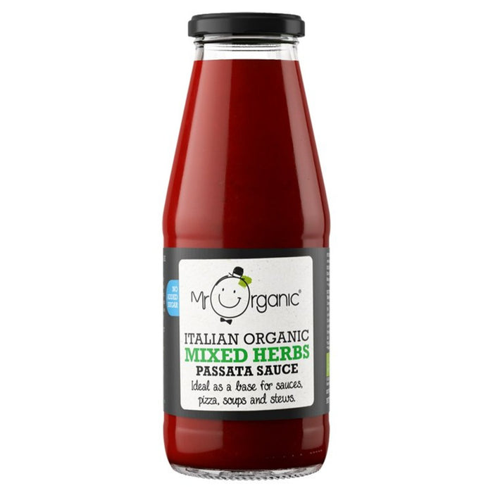 Mr Organic gemischte Kräuter Passata Sauce 400g