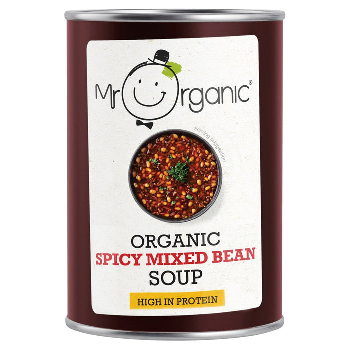 Mr Organic Spicy Bean Sopa de frijoles 400g
