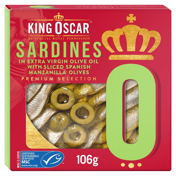 Sardines with Sliced Manzanilla Olives in Extra Virgin Olive Oil 106g