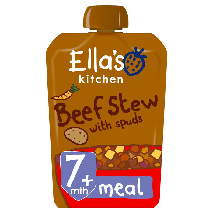 Ella's Kitchen Organic Beef ragoût avec spuds Stage 2 130G