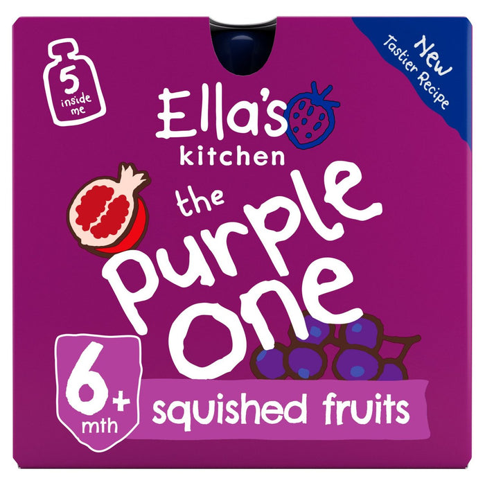 Ella's Kitchen Organic Smoothie fruit le violet un 5 x 90g