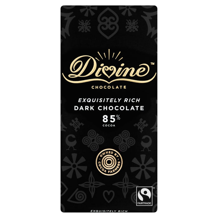 Divine 85% de chocolat noir 90g